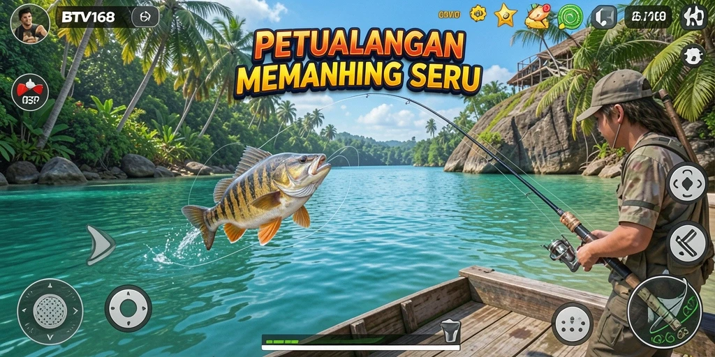 Tangkapan ikan memukau dalam gameplay BTV168.