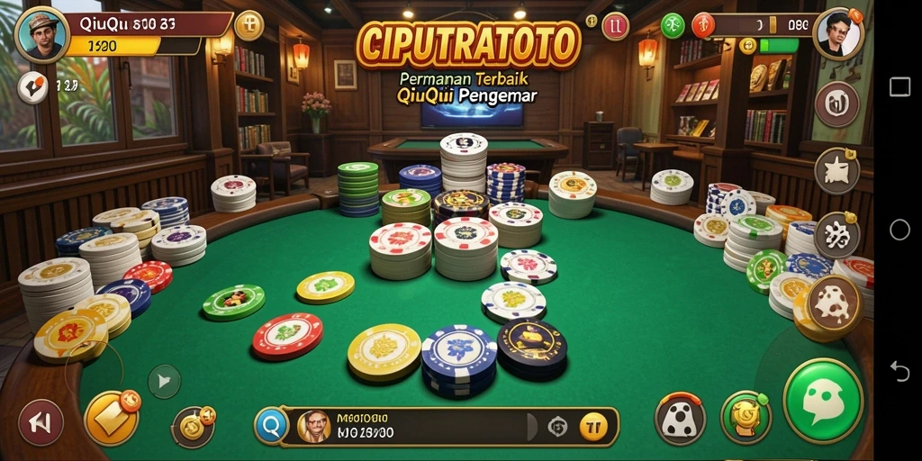 Tampilan gameplay seru dari CIPUTRATOTO di permainan QiuQiu.