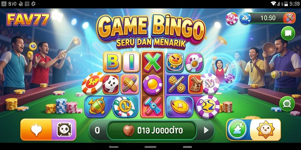 Tampilan screenshot FAV77 menampilkan gameplay Bingo yang menarik.