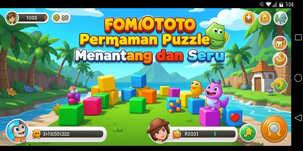 Gameplay menarik dari FOMOTOTO yang menampilkan tantangan puzzle.