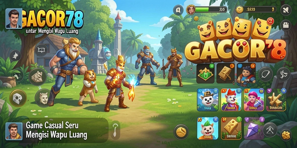 Screenshot GACOR78 menampilkan gameplay yang menyenangkan dan penuh warna.