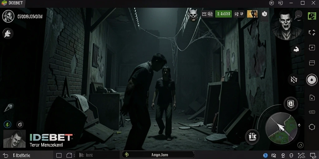 Tampilan gameplay mendebarkan dengan suasana Horror yang pekat.