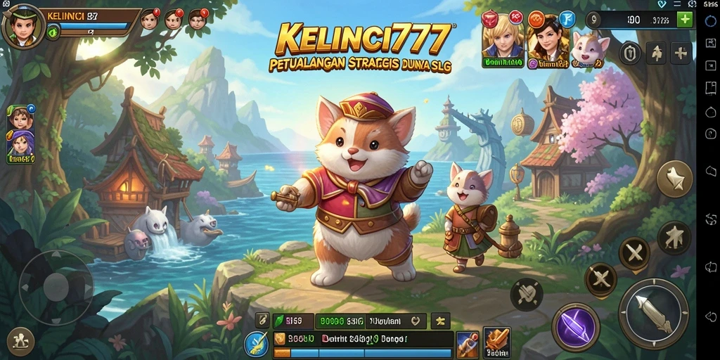 Screenshot gameplay KELINCI777 menunjukkan aksi pertempuran yang mendebarkan