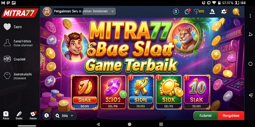 Tampilan menarik dari gameplay Slot MITRA77 yang mengasyikkan.