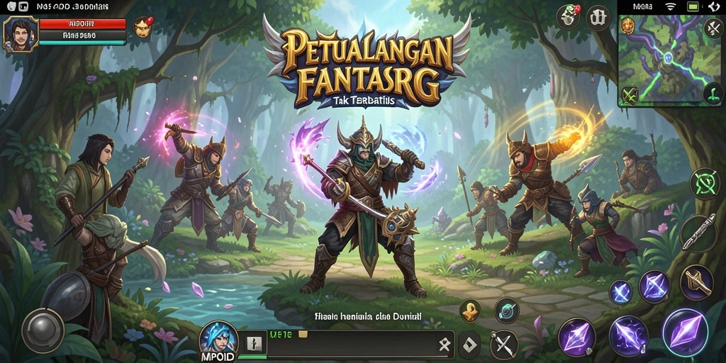 Gameplay MPOID yang memikat dan penuh aksi RPG.