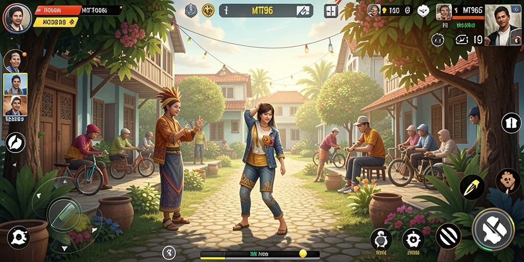 Screenshot utama MT966 menampilkan momen gameplay simulasi yang seru.