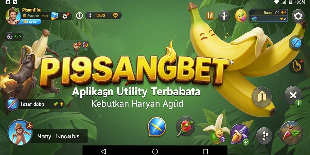 Tampilan antarmuka PISANGBET yang menarik dan intuitif untuk penggunaan sehari-hari.
