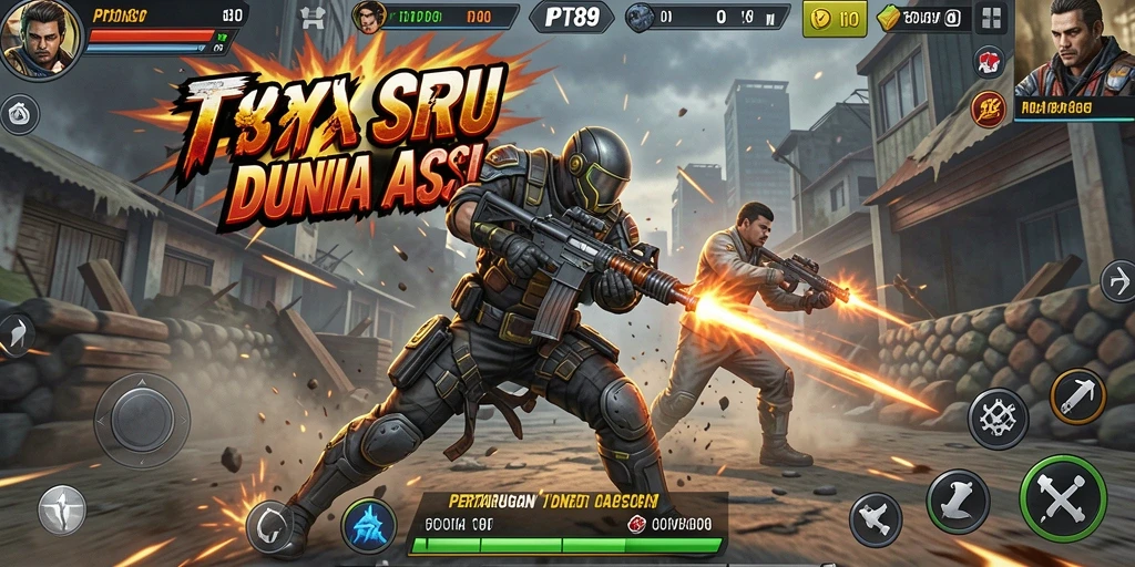 Tampilan aksi mendebarkan dalam permainan PT89.