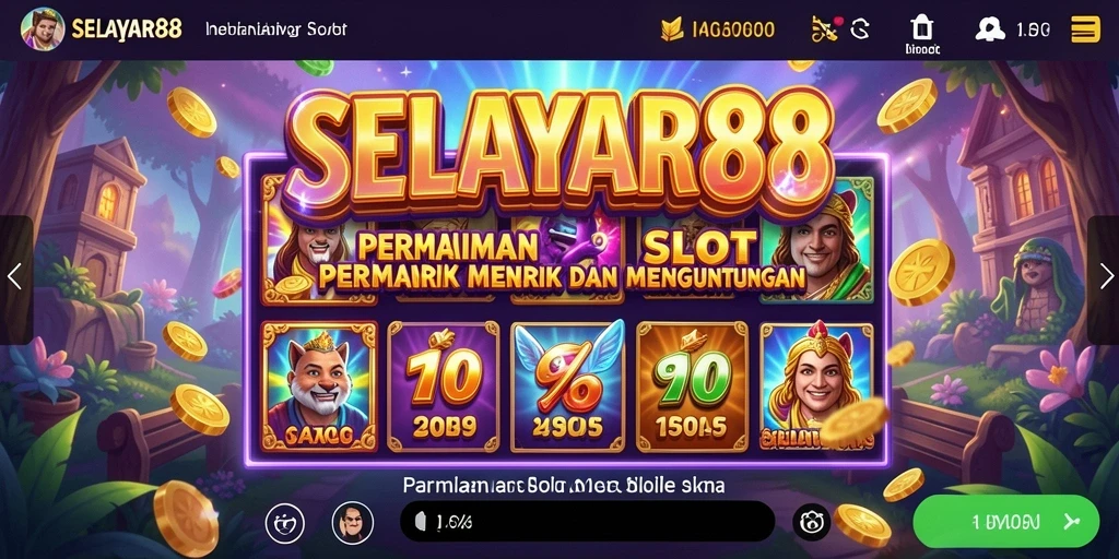 Tampilan utama SELAYAR88 dengan gameplay slot yang seru dan menantang.