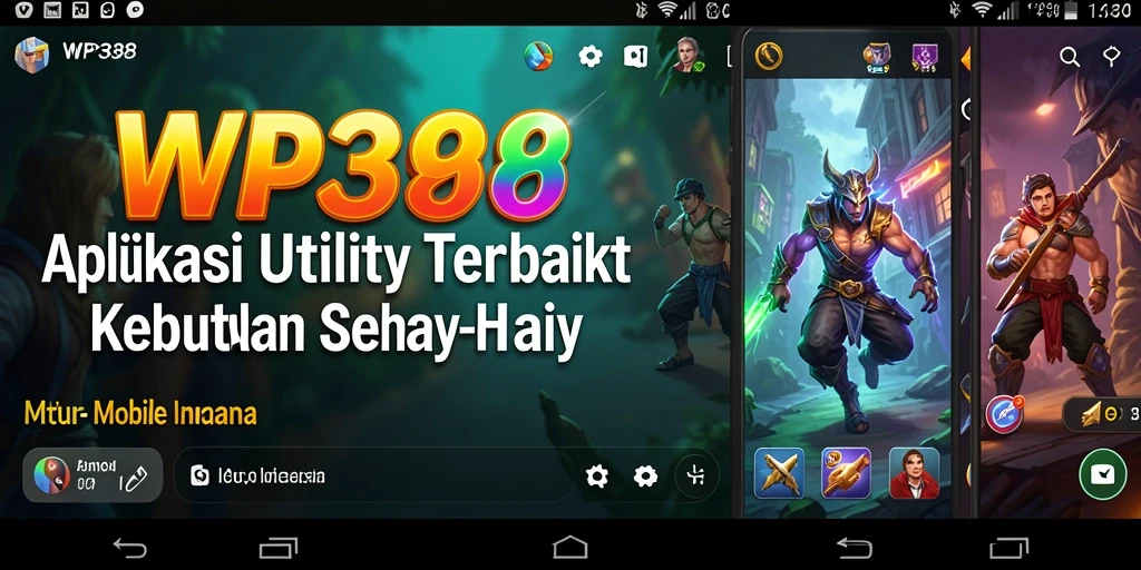 Tampilan utama WP888 dengan fitur-fitur Utility canggih.